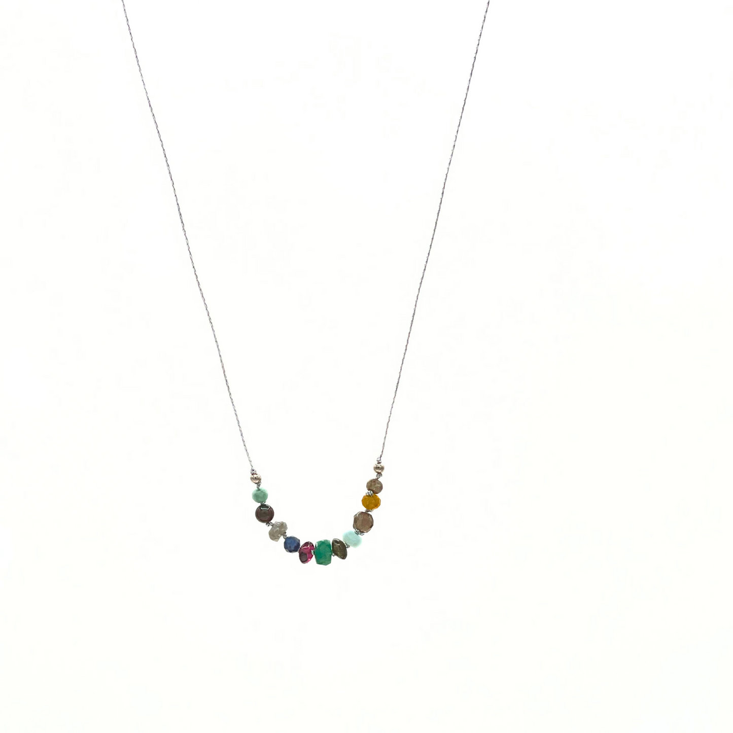 Emerald Breeze 16" adj. necklace