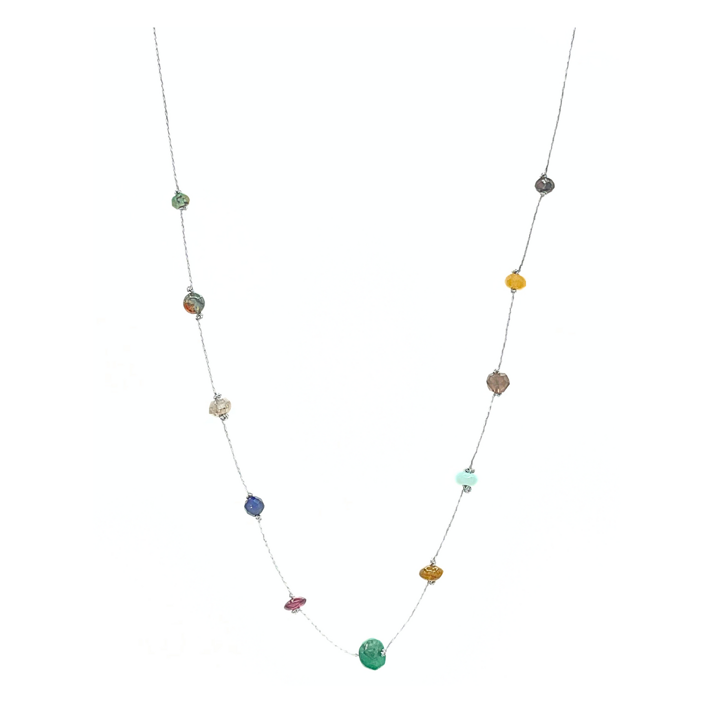 Emerald Glow 18" adj. Necklace
