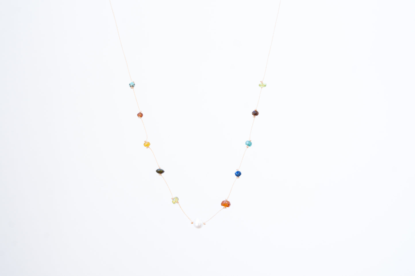 True Colors Necklace/ Nude /Pearly Seas