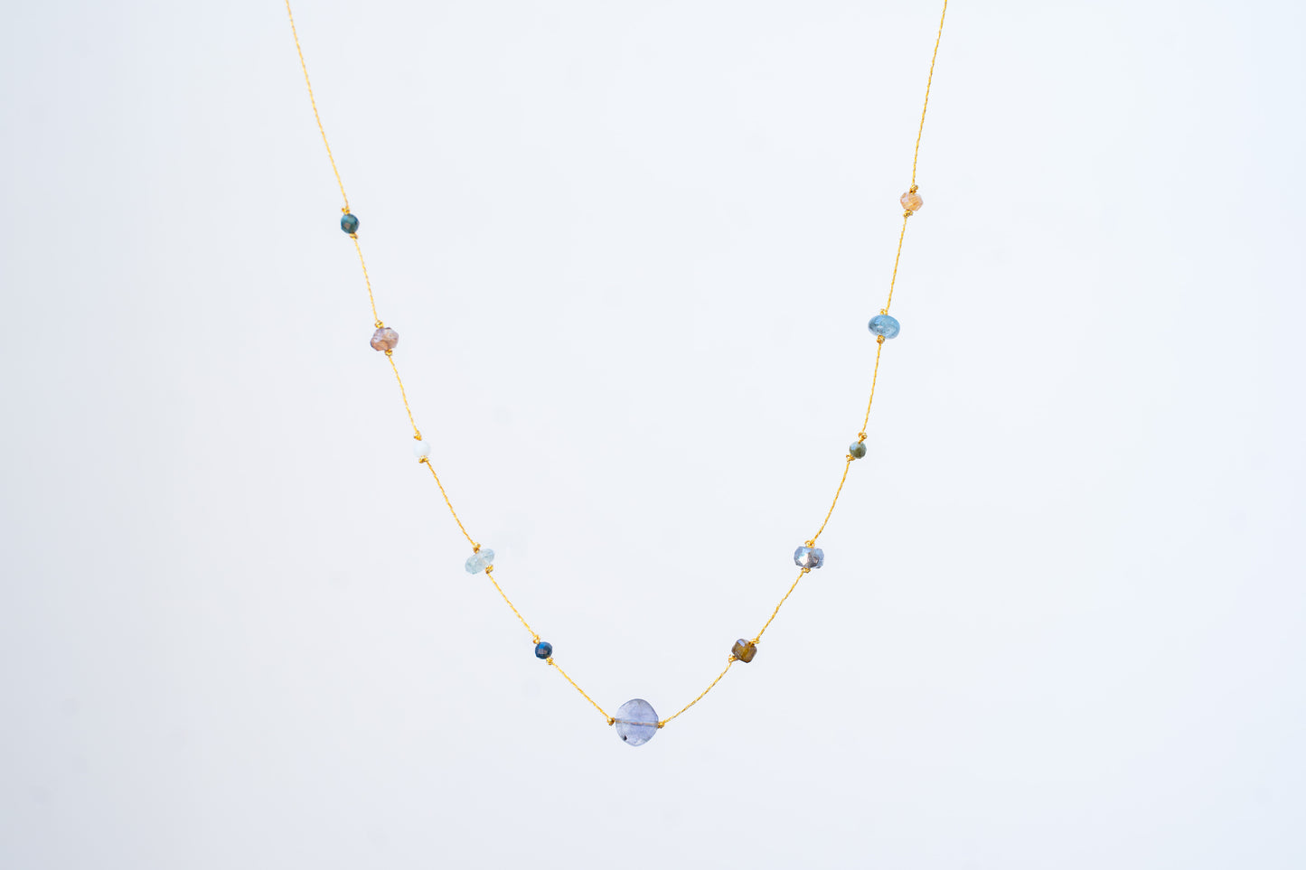 True Colors Necklace / Golden Sand /Coastal Dreamer