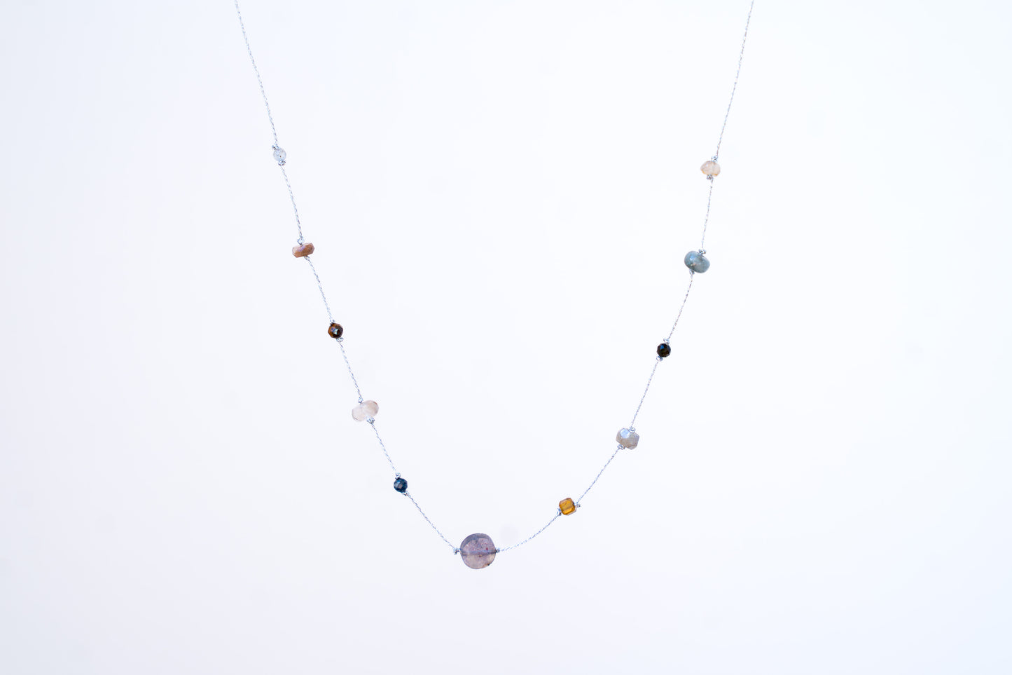 True Colors Necklace /Silver Shore/ Coastal Dreamer