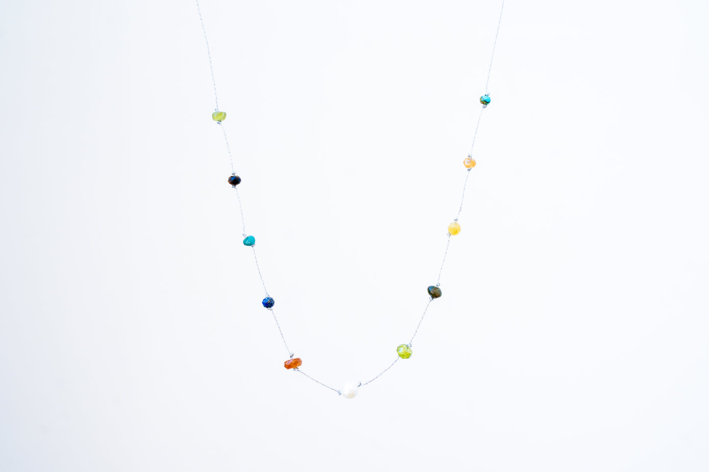 True Colors Necklace/ Silver Shore/ Pearly Seas
