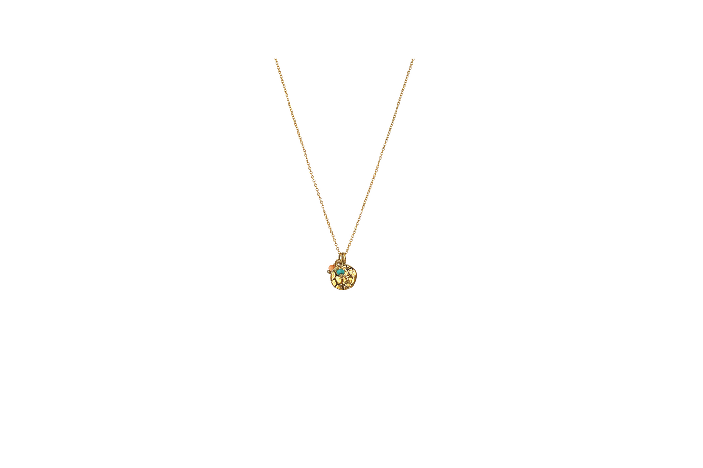 Coral Print Necklace