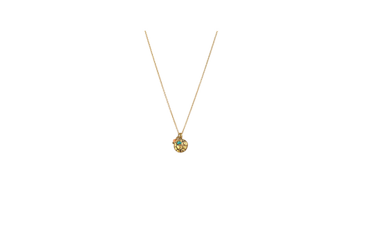 Coral Print Necklace