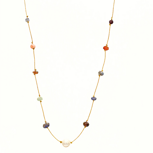 Beach Pearl Necklaces 18"