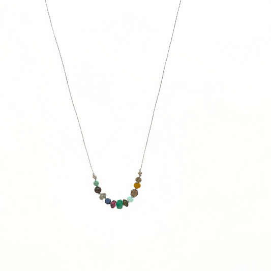 Emerald Breeze 16" adj. necklace