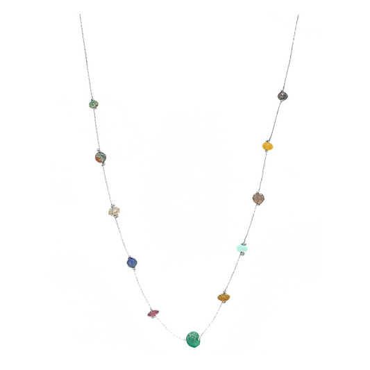 Emerald Glow  18" adj. Necklace