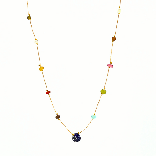 Ocean Drop Necklace 18"