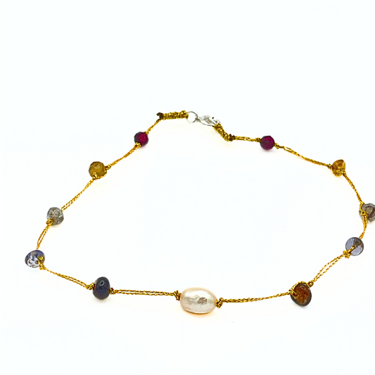 Tropical Pearl Bracelet 7 1/2"